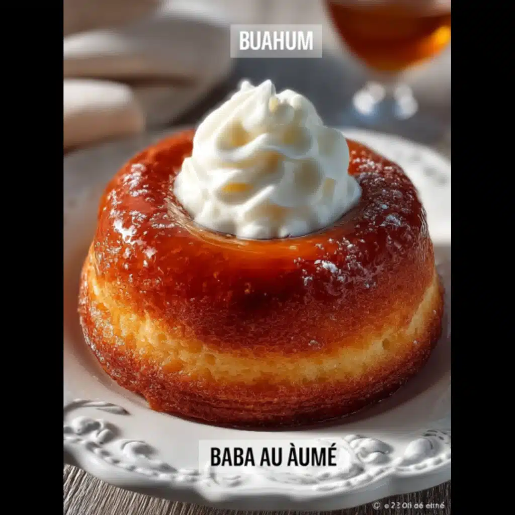 Baba au rhum classique