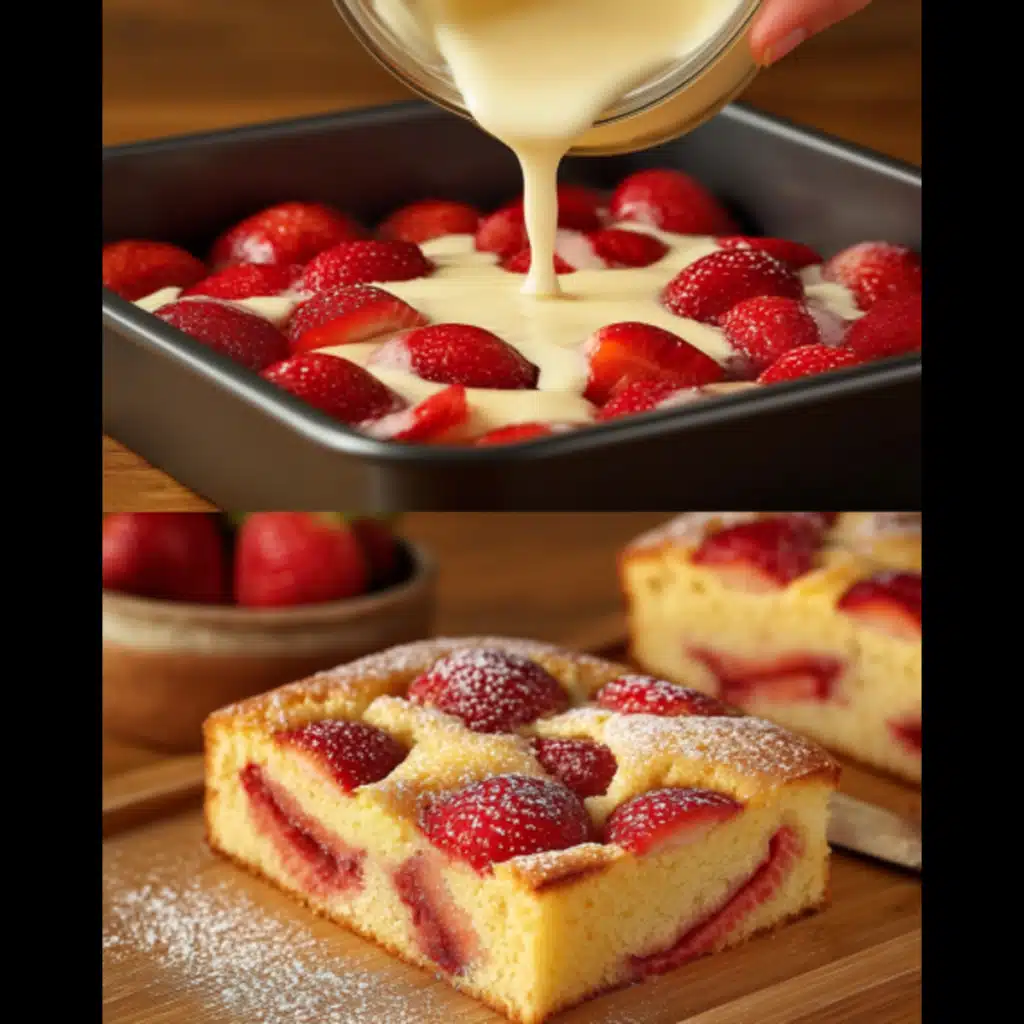 Irresistible Gâteau Moelleux aux Fraises Fraîches