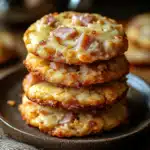 Cookies Salés au Jambon et Fromage