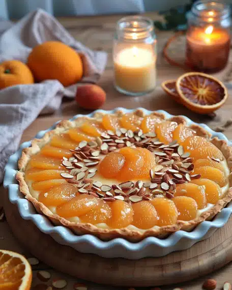 TARTE AMANDINE AUX ABRICOTS