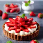 Tarte aux Fraises et aux Spéculoos sans Cuisson