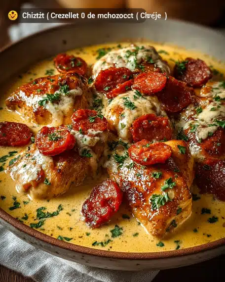 Poulet Crémeux au Chorizo