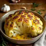 Chou-fleur entier rôti au beurre