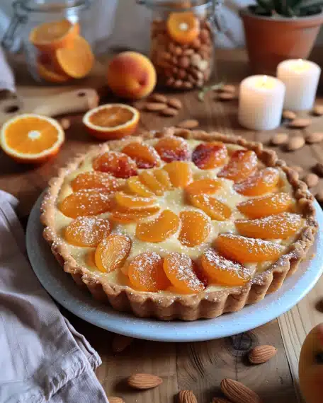 TARTE AMANDINE AUX ABRICOTS
