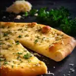 Pain Plat à l'Ail et au Parmesan