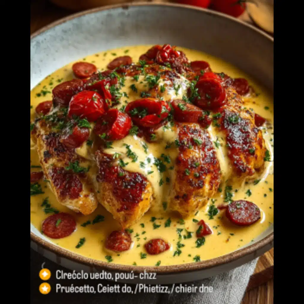 Poulet Crémeux au Chorizo