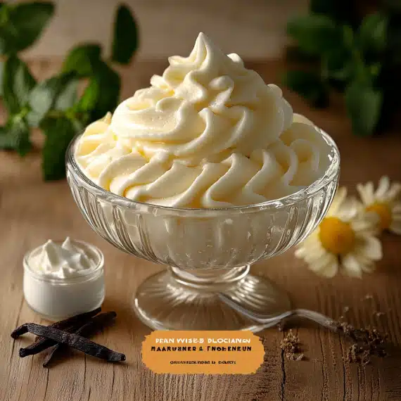 Bol de chantilly au mascarpone prête à servir