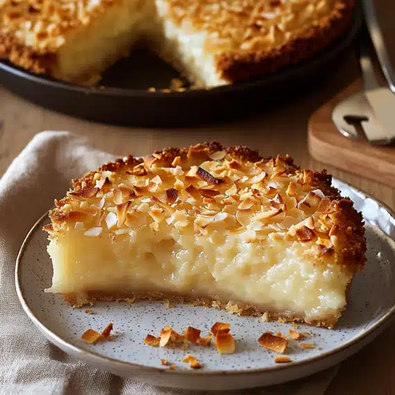 Tarte à la Noix de Coco Sans Croûte 