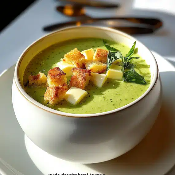 Gaspacho de Courgettes au Fromage Frais