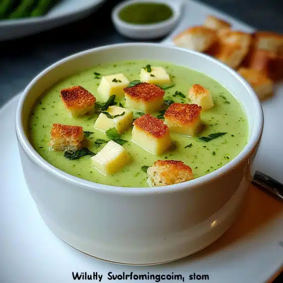 Gaspacho de Courgettes au Fromage Frais