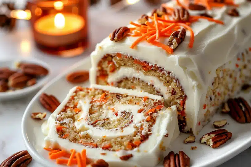  Gâteau Roulé à la Carotte 