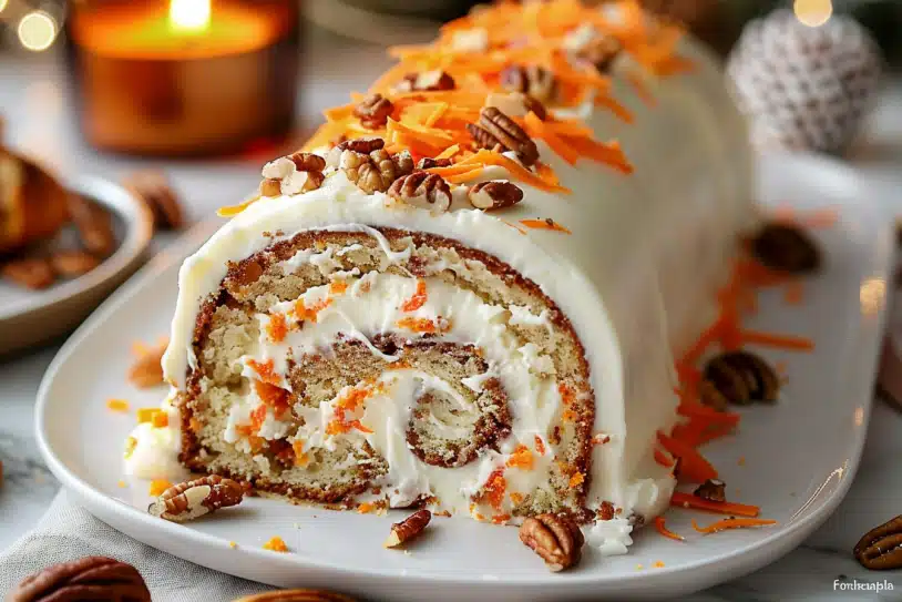  Gâteau Roulé à la Carotte 
