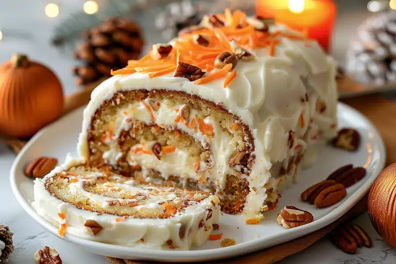  Gâteau Roulé à la Carotte 