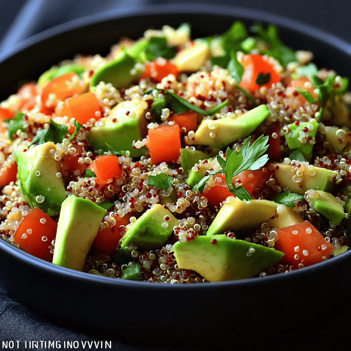 salade au quinoa et avocat
