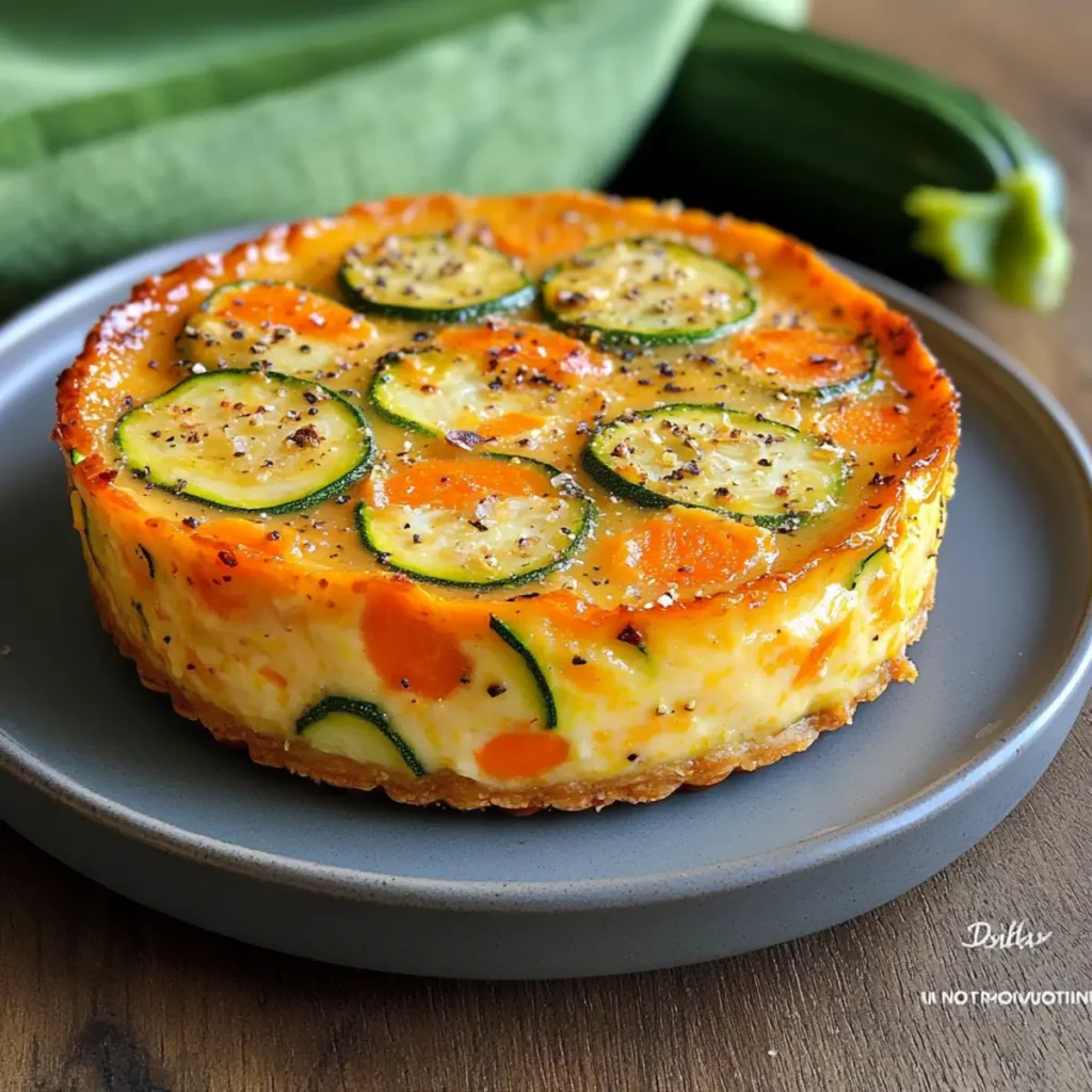 Flan légers de courgettes et carottes
