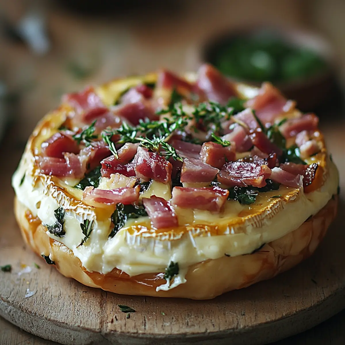 Feuilleté au Camembert et Lardons