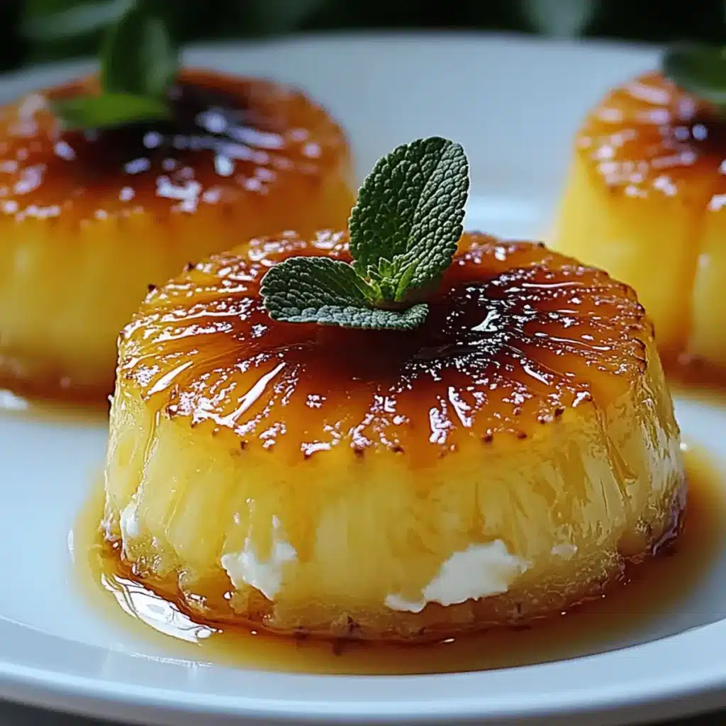 Petits Moelleux Renversés à l’Ananas et Mascarpone