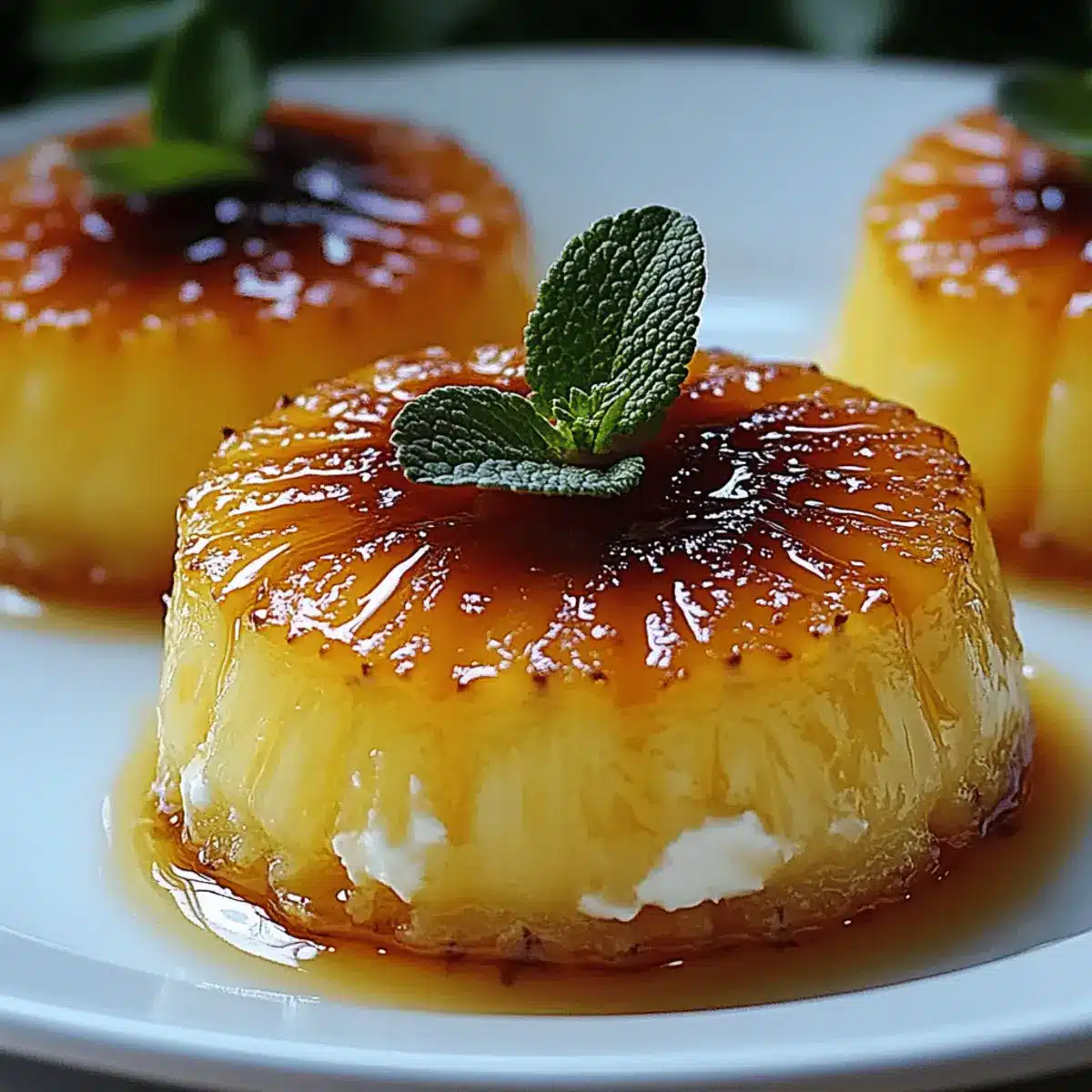 Petits Moelleux Renversés à l’Ananas et Mascarpone