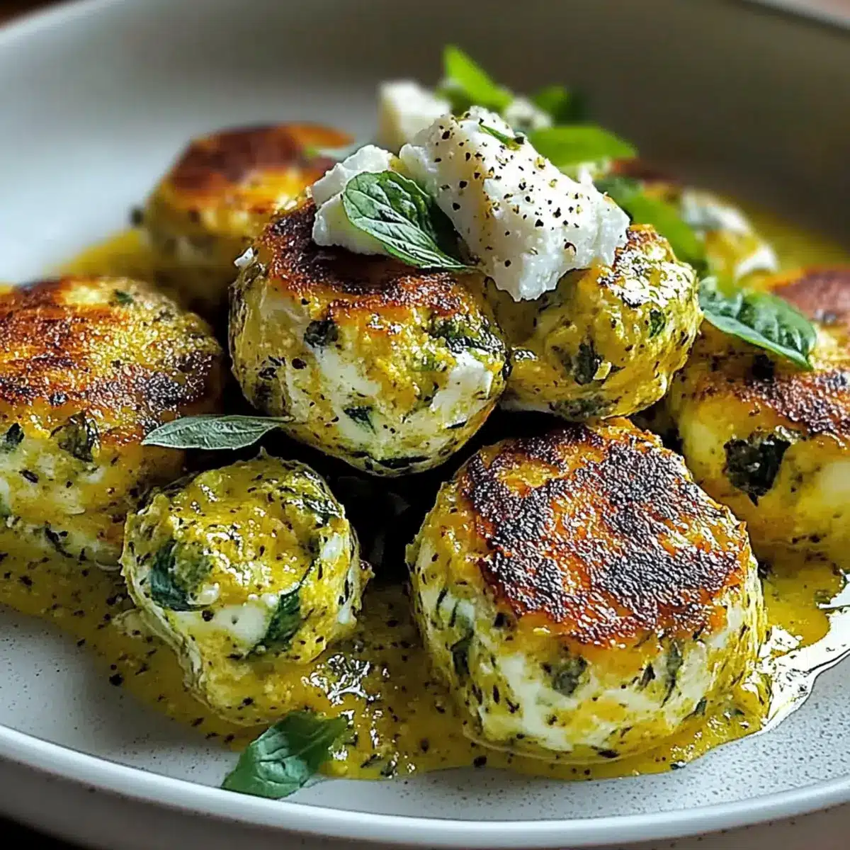 Boulettes courgettes & feta