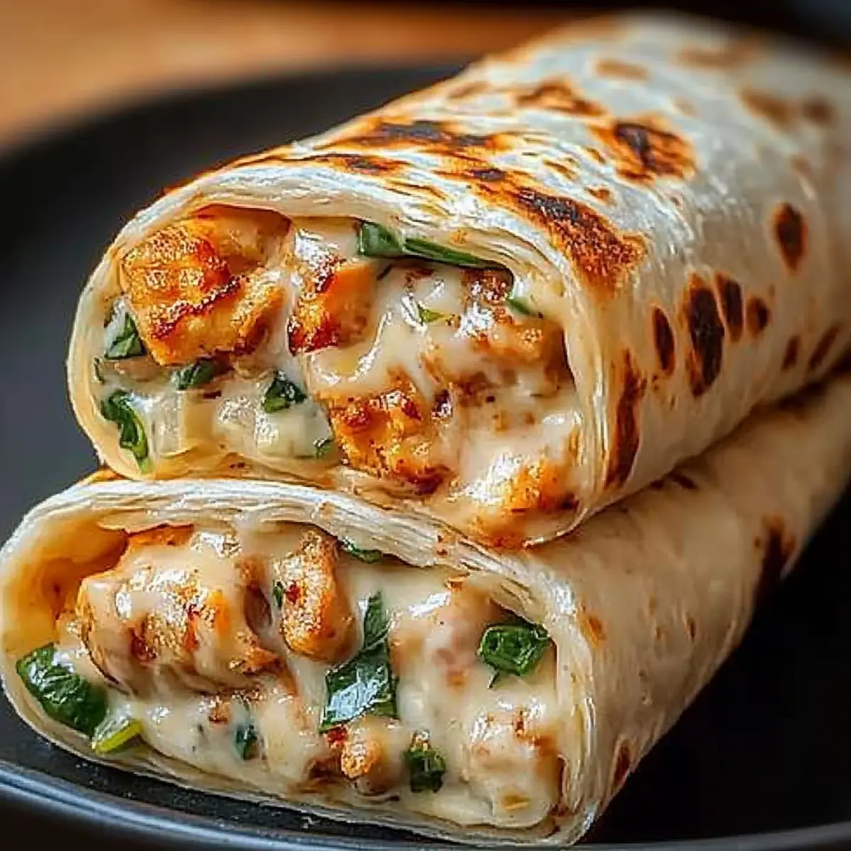 wraps au poulet