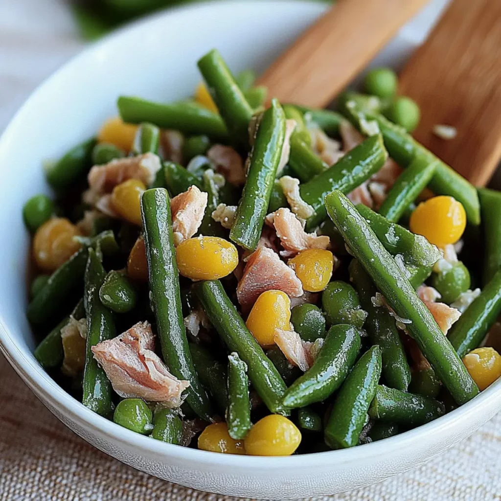 Salade De Haricots Verts Au Thon