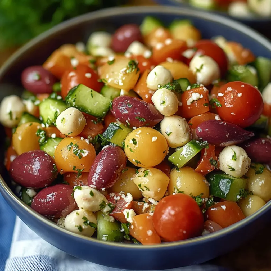 Salade de Pois Chiches à la Grecque
