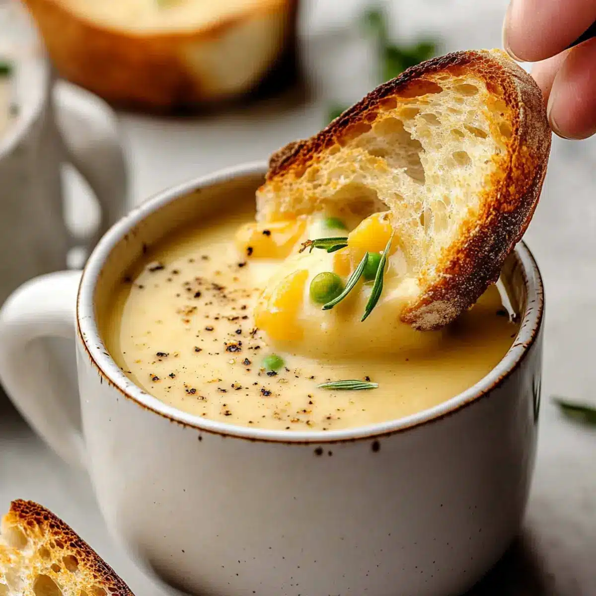 Soupe De Chou Fleur Roti Au Cheddar Et A L'ail Soupe de Chou-Fleur Rôti au Cheddar et à l’Ail Crémeuse