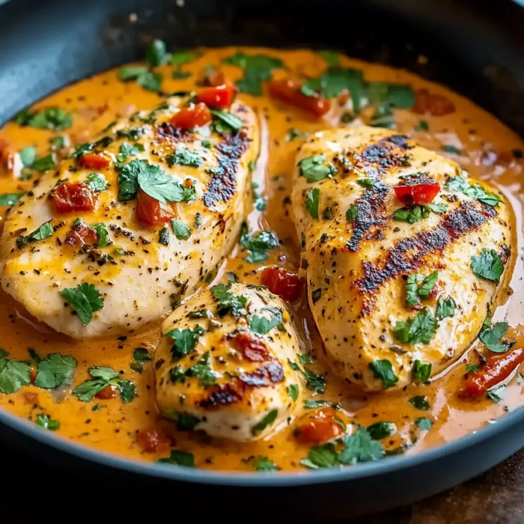 Filets de Poulet à la Crème de Tomate