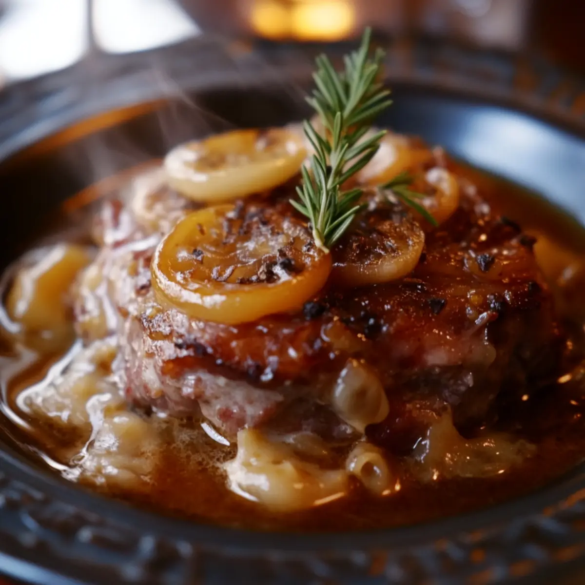 Paleron de Bœuf Confit aux Oignons et Épices - Ingredients prepared