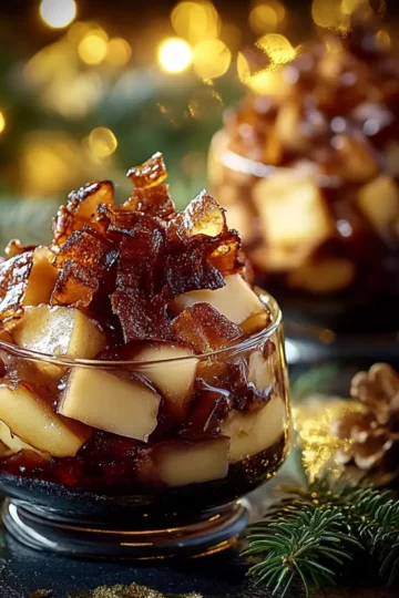 Merveilleuses Verrines de Noël Pomme Magret de Canard