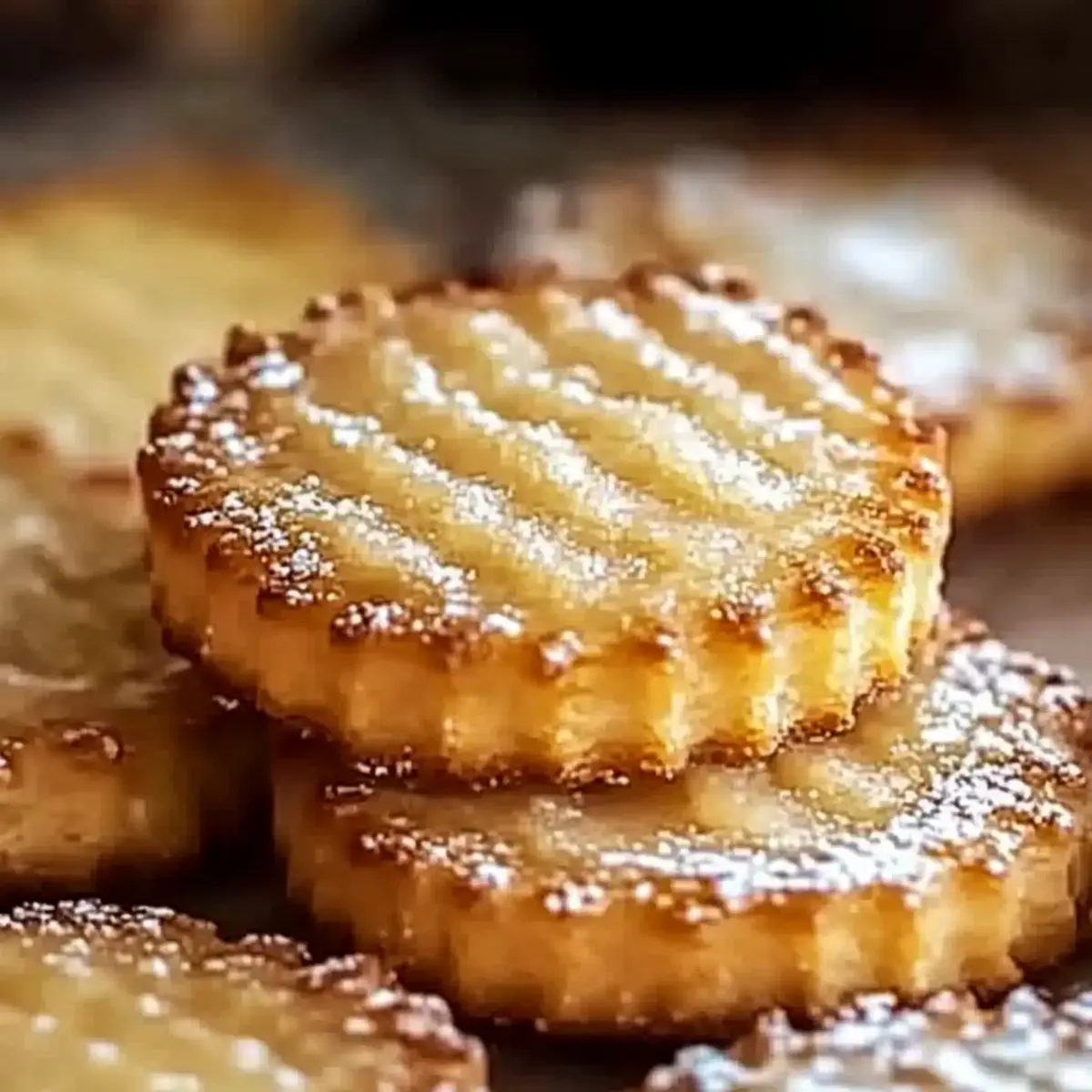 Biscuits au beurre salé français - Ingredients prepared