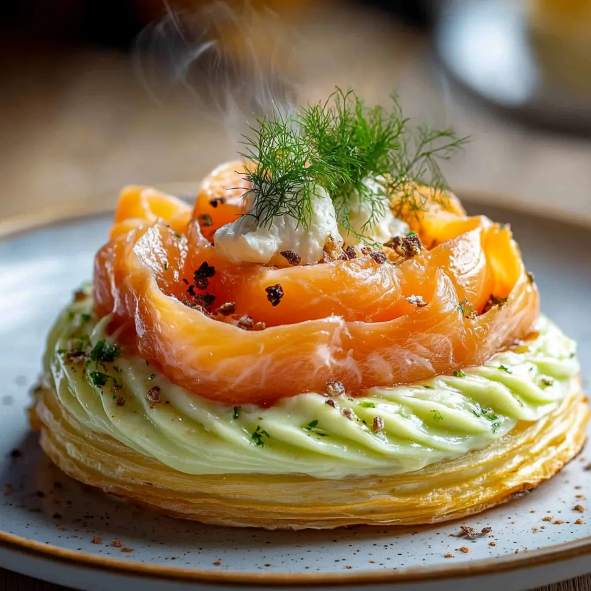 Recette Paris-Brest salé saumon avocat Facile - Ingredients prepared