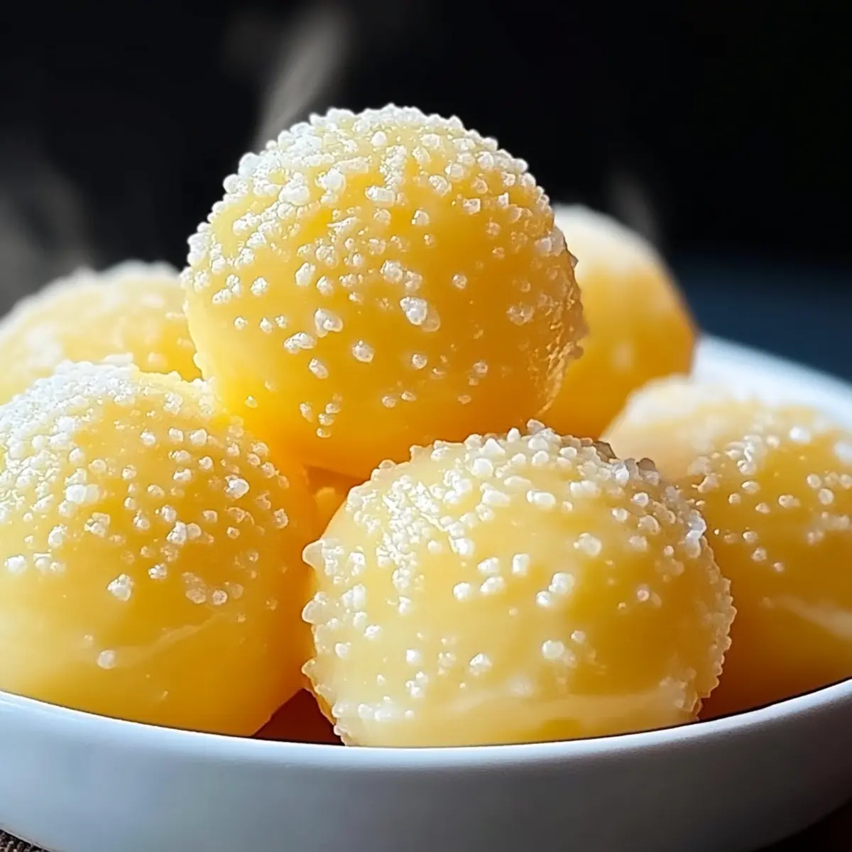Truffes au citron ???? – Prêtes en 10 min chrono ! - Finished dish plated beautifully
