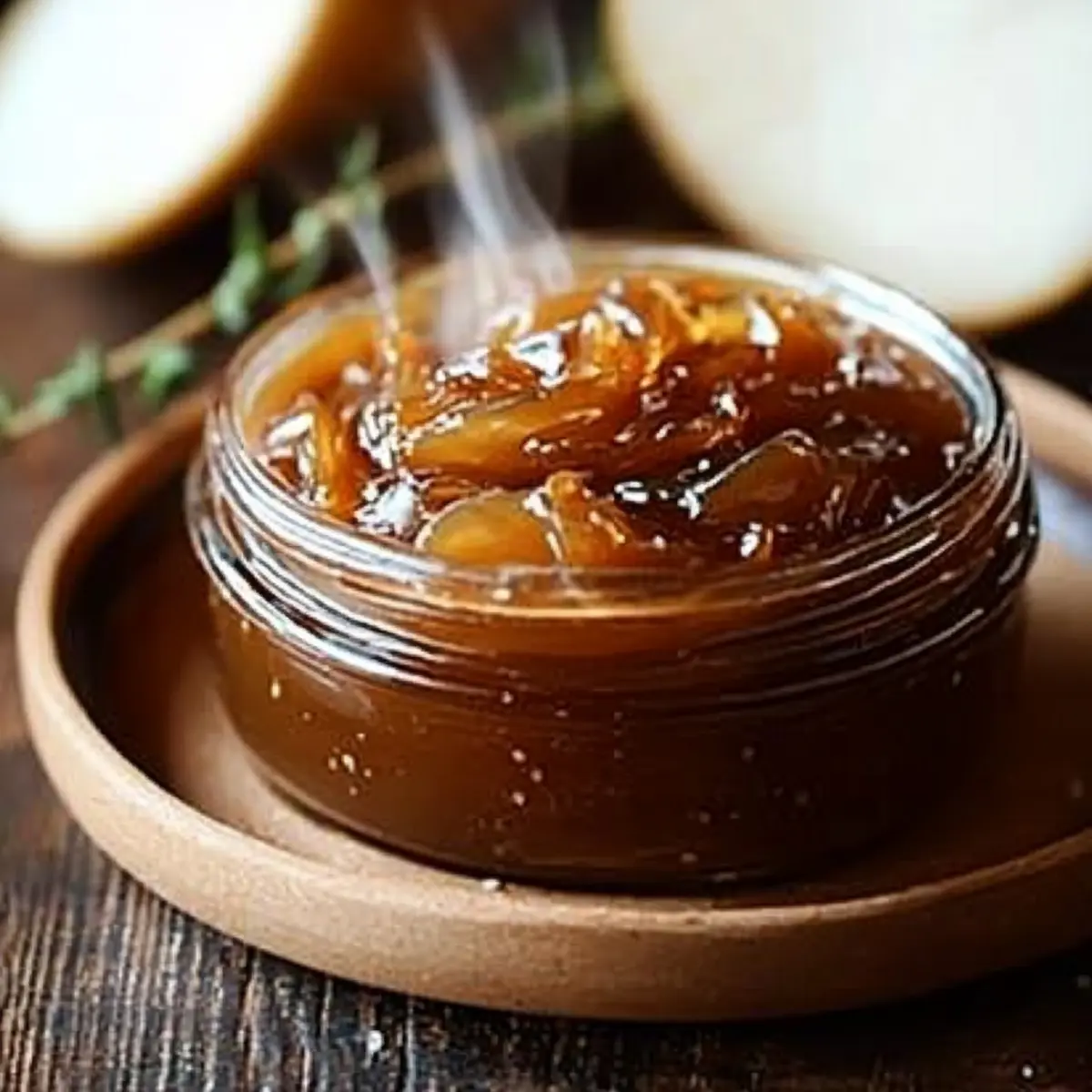 Confit d'oignons au vinaigre balsamique