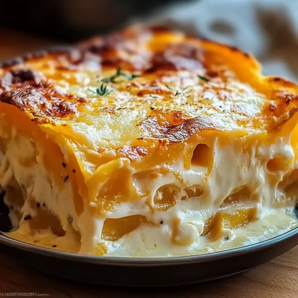Lasagnes Courge Butternut et Chèvre : Un Plat Réconfortant et Savoureux