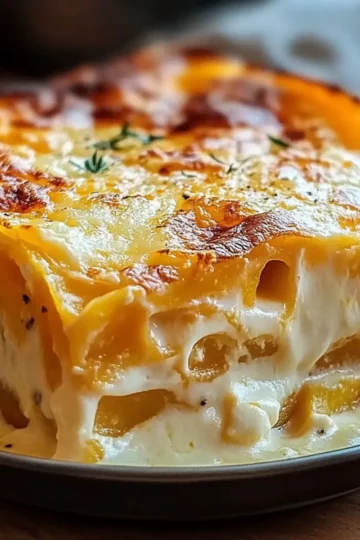 Lasagnes Courge Butternut et Chèvre : Un Plat Réconfortant et Savoureux