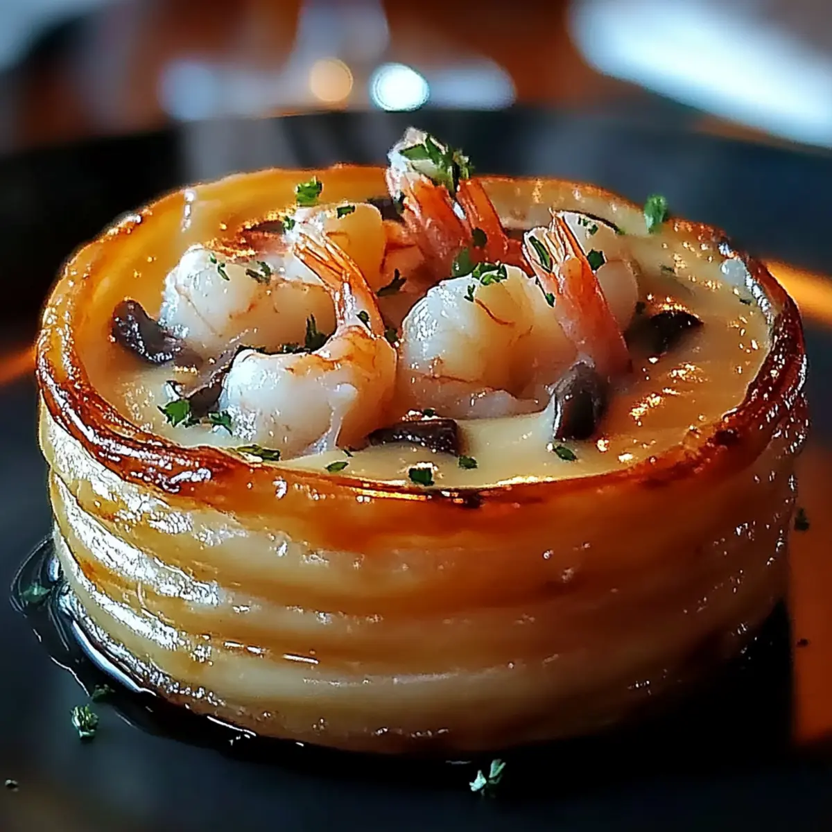 Vol-au-vent aux Fruits de Mer - Ingredients prepared
