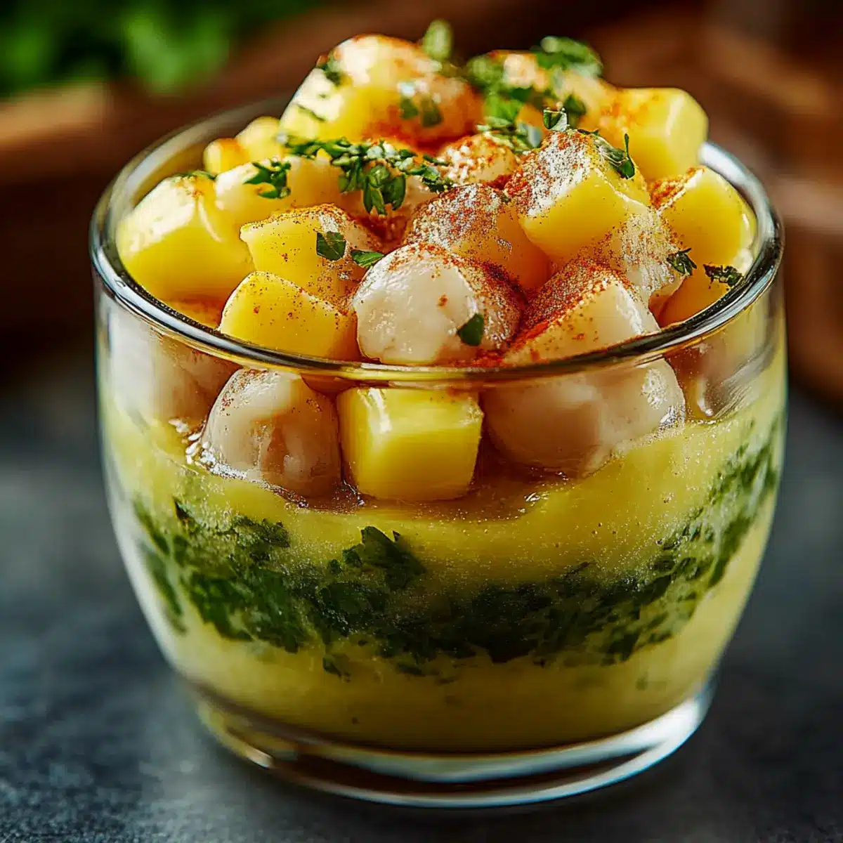 Verrines fraîches exotique