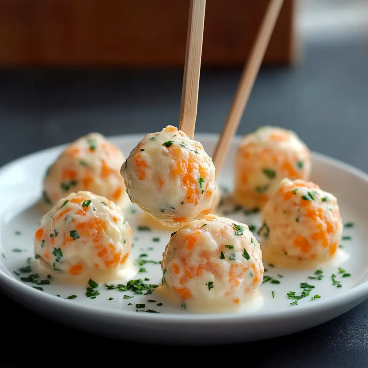 Boulettes apéritives surimi : la recette apéro rapide et fraîche qui fait sensation - Close-up of delicious texture