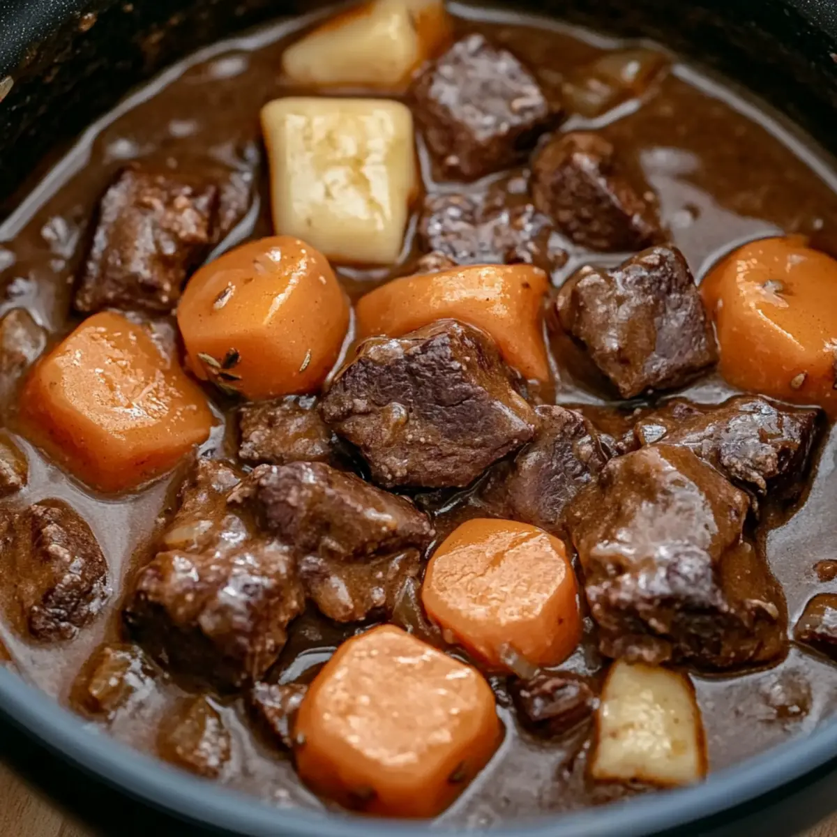 boeuf bourguignon cookeo - Ingredients prepared