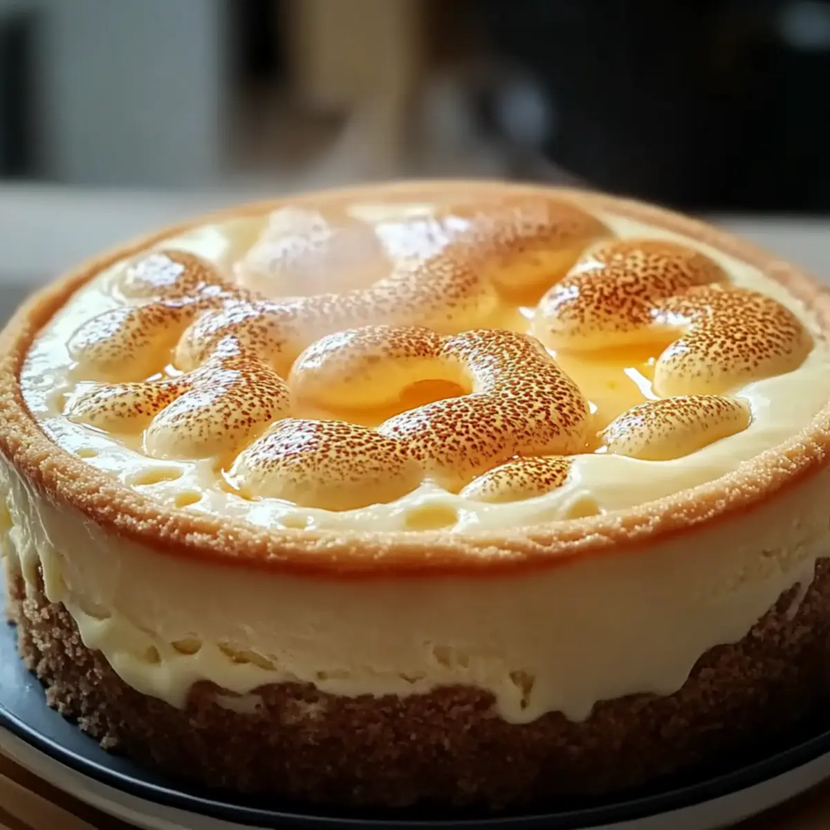Gâteau Crémeux aux 3 Yaourts et 2 Œufs - Close-up of delicious texture