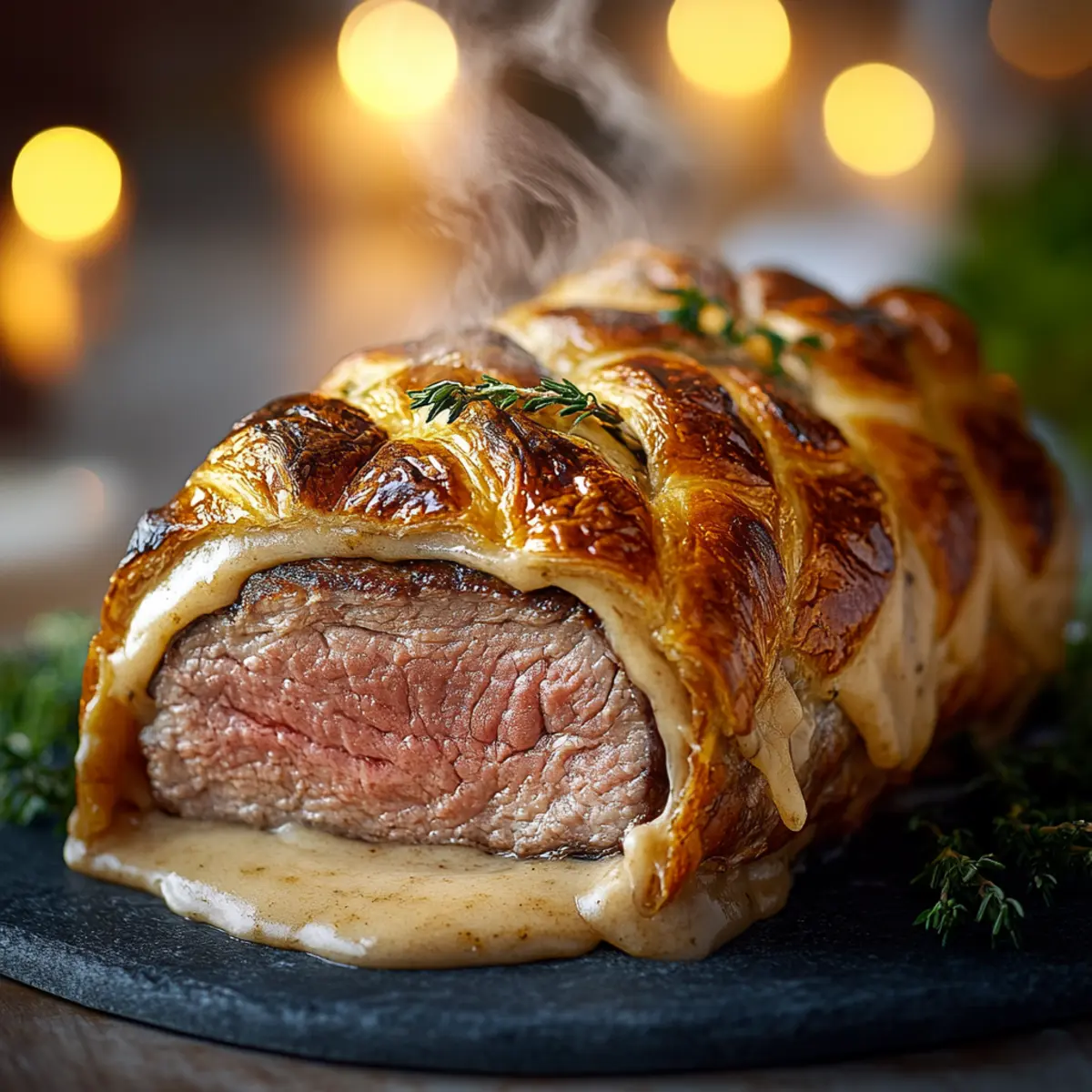 Filet de Bœuf en Croûte - Ingredients prepared