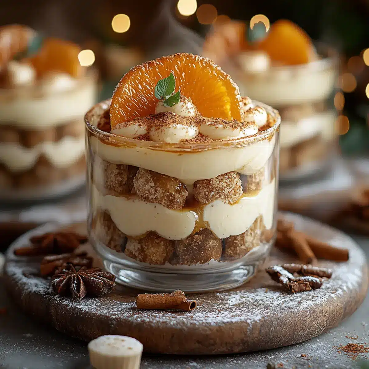 TIRAMISU DE NOËL AUX SPÉCULOOS ET CLÉMENTINES - Ingredients prepared
