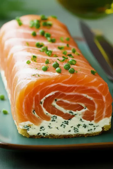 Bûche au Saumon & Fromage Frais : Un Délice Festif Tout en Fraîcheur