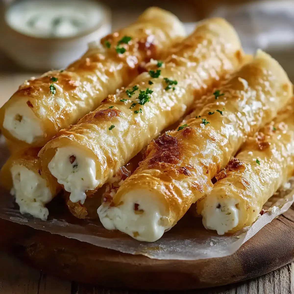 Cigares Salés au Fromage de Chèvre et Miel