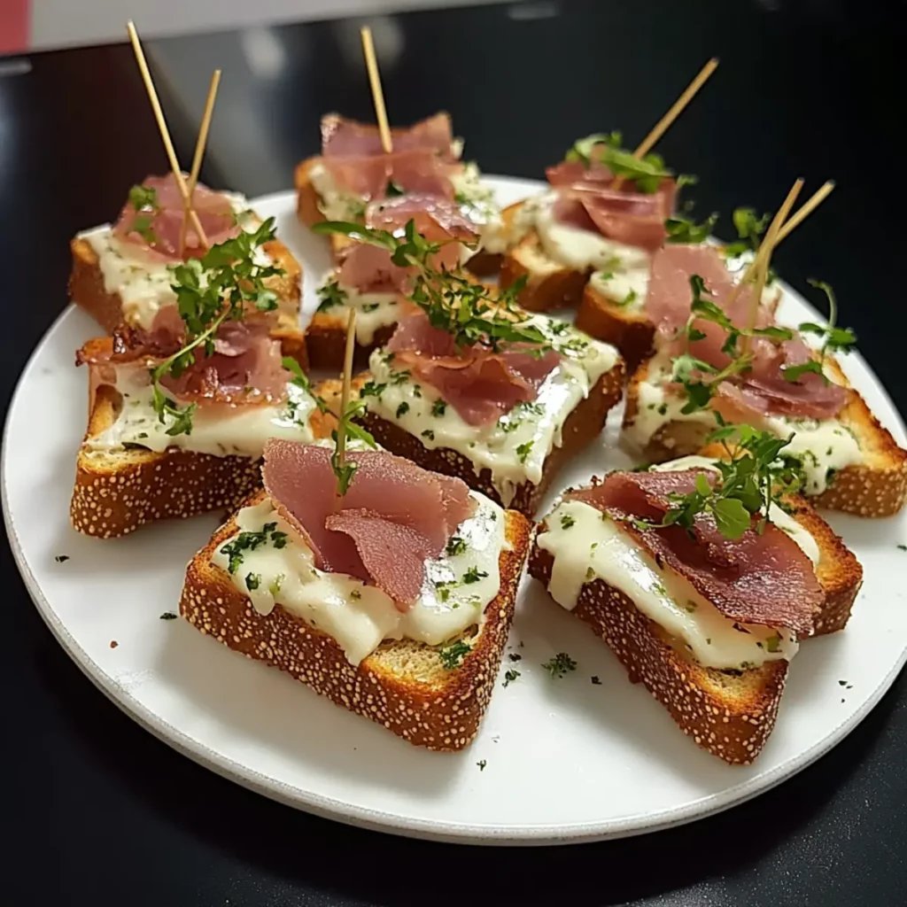Recette toast magret canard fumé
