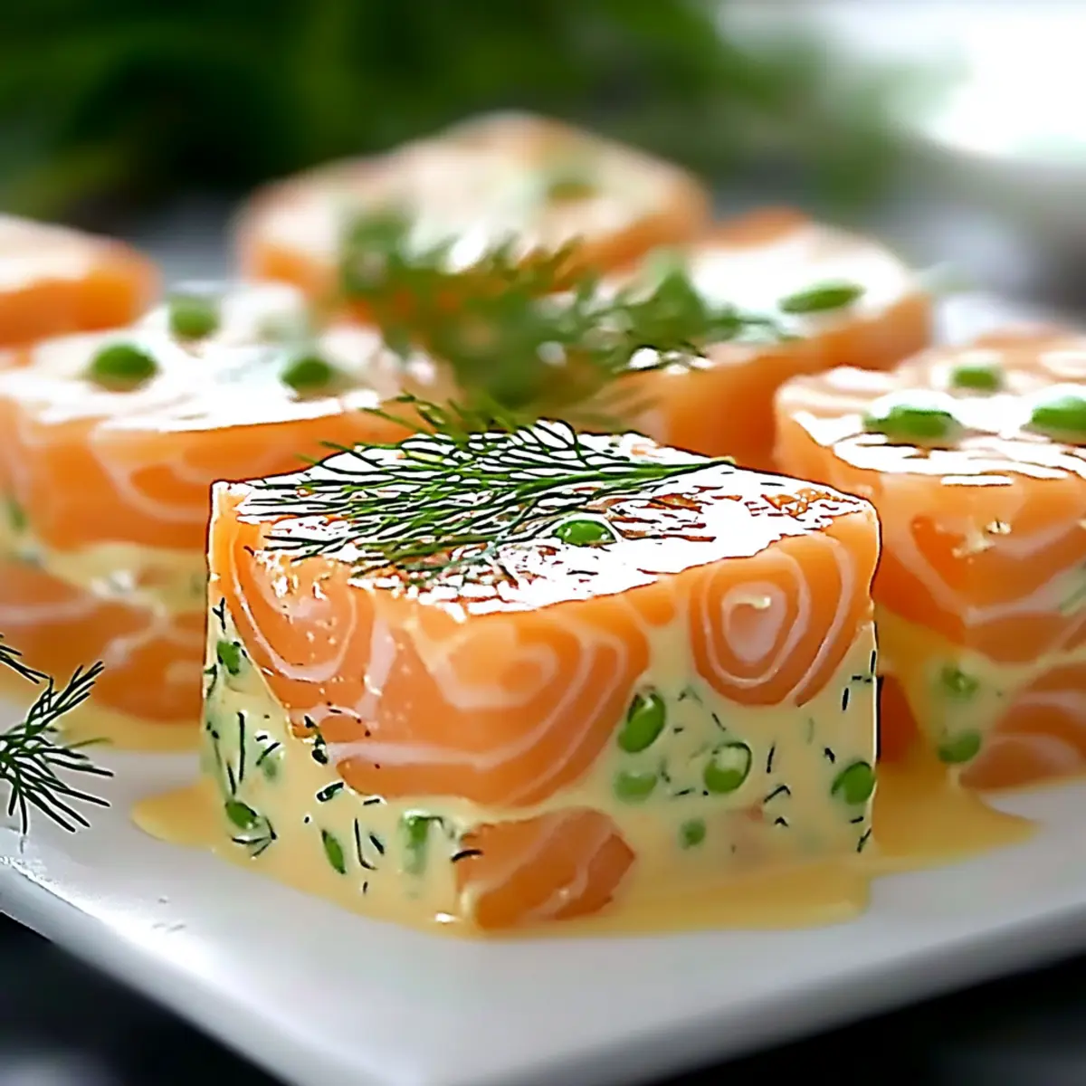 Terrine de Saumon Frais Rapide : Une Évasion Gourmande et Légère - Finished dish plated beautifully