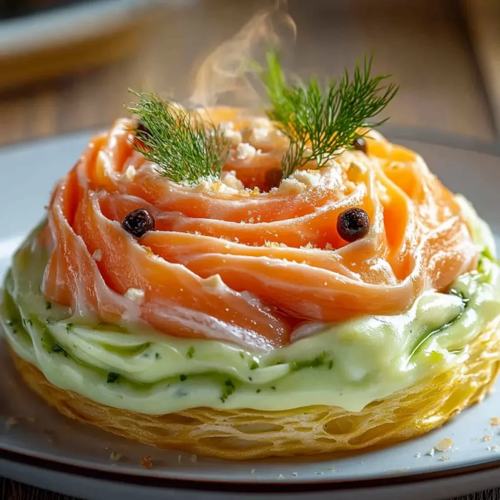 Recette Paris-Brest salé saumon avocat Facile