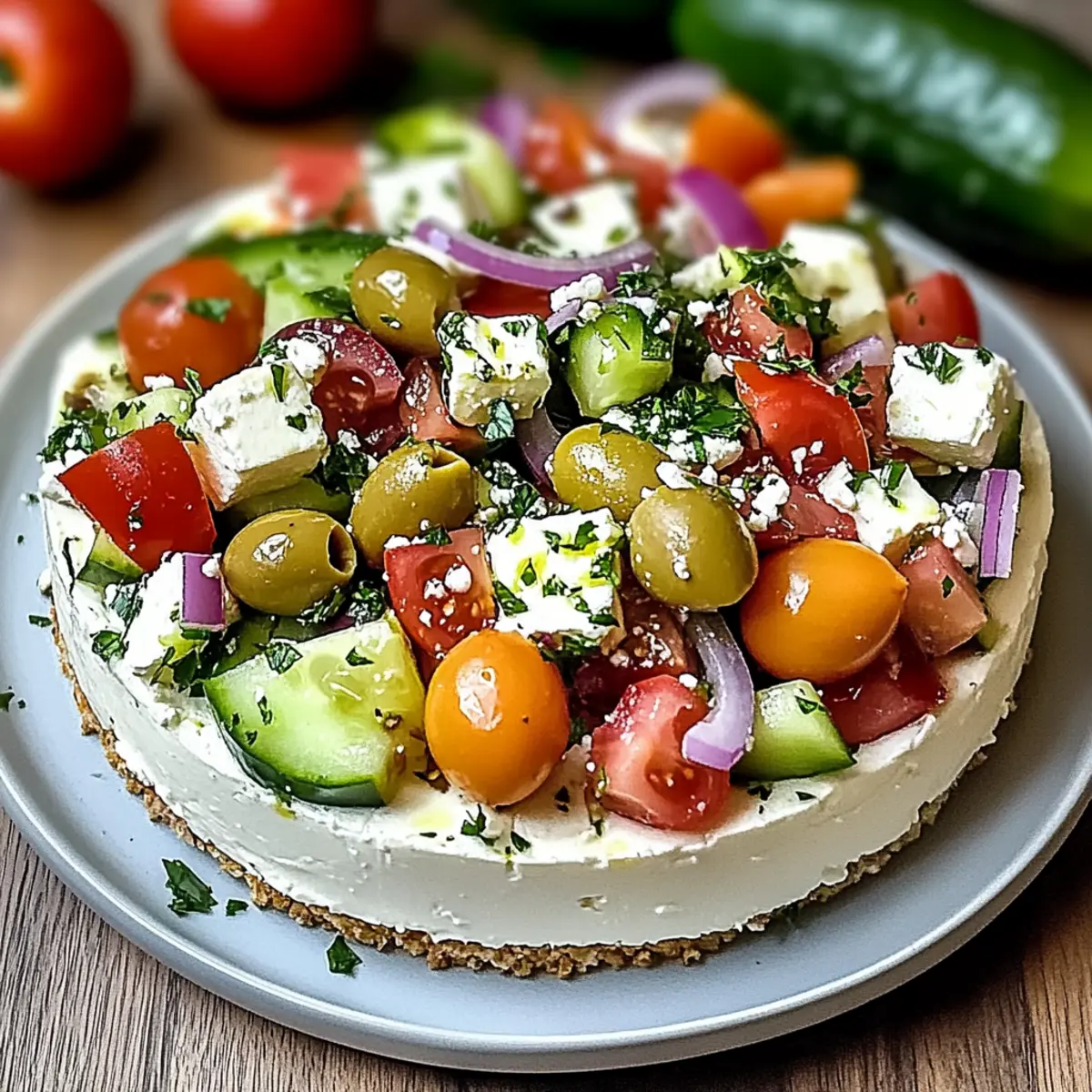 Entrée servie avec herbes fraîches