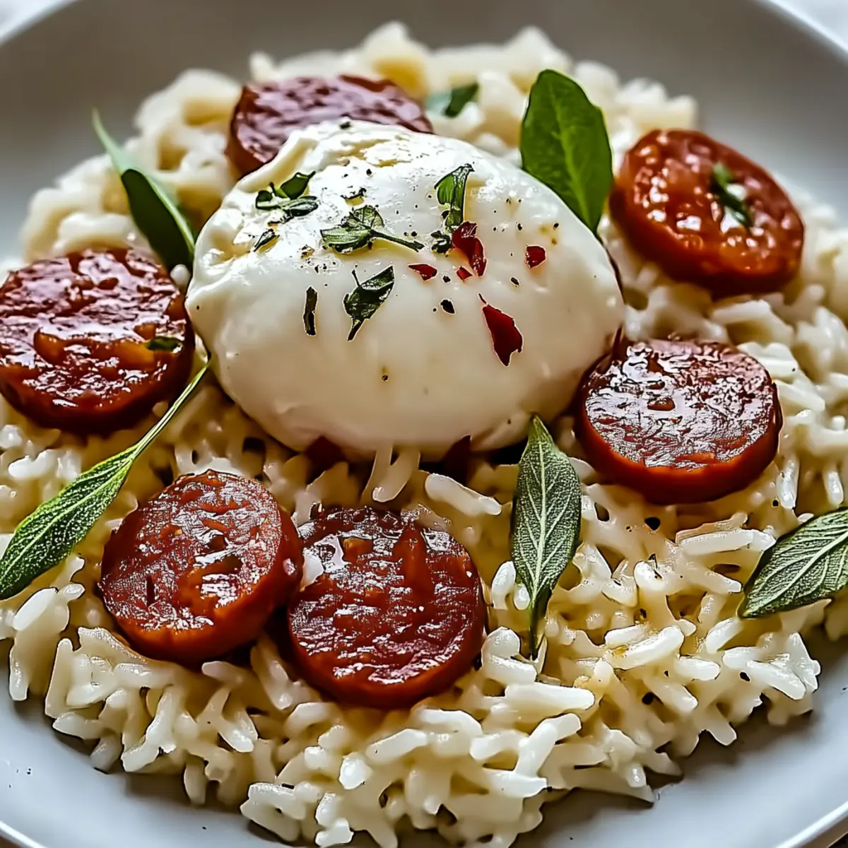 Risotto servi dans assiette blanche